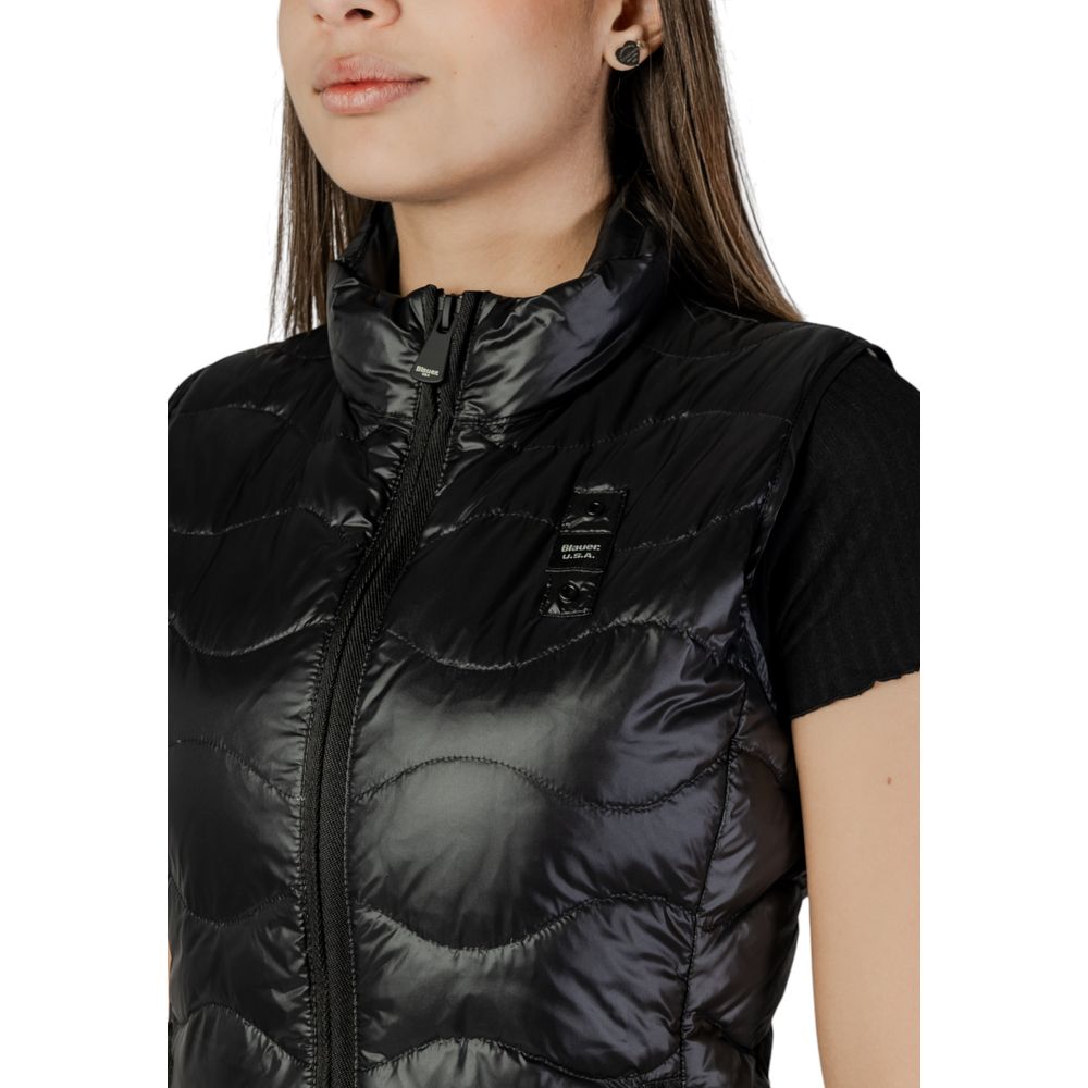 Blauer Black Sleeveless Jacket for Women additional view