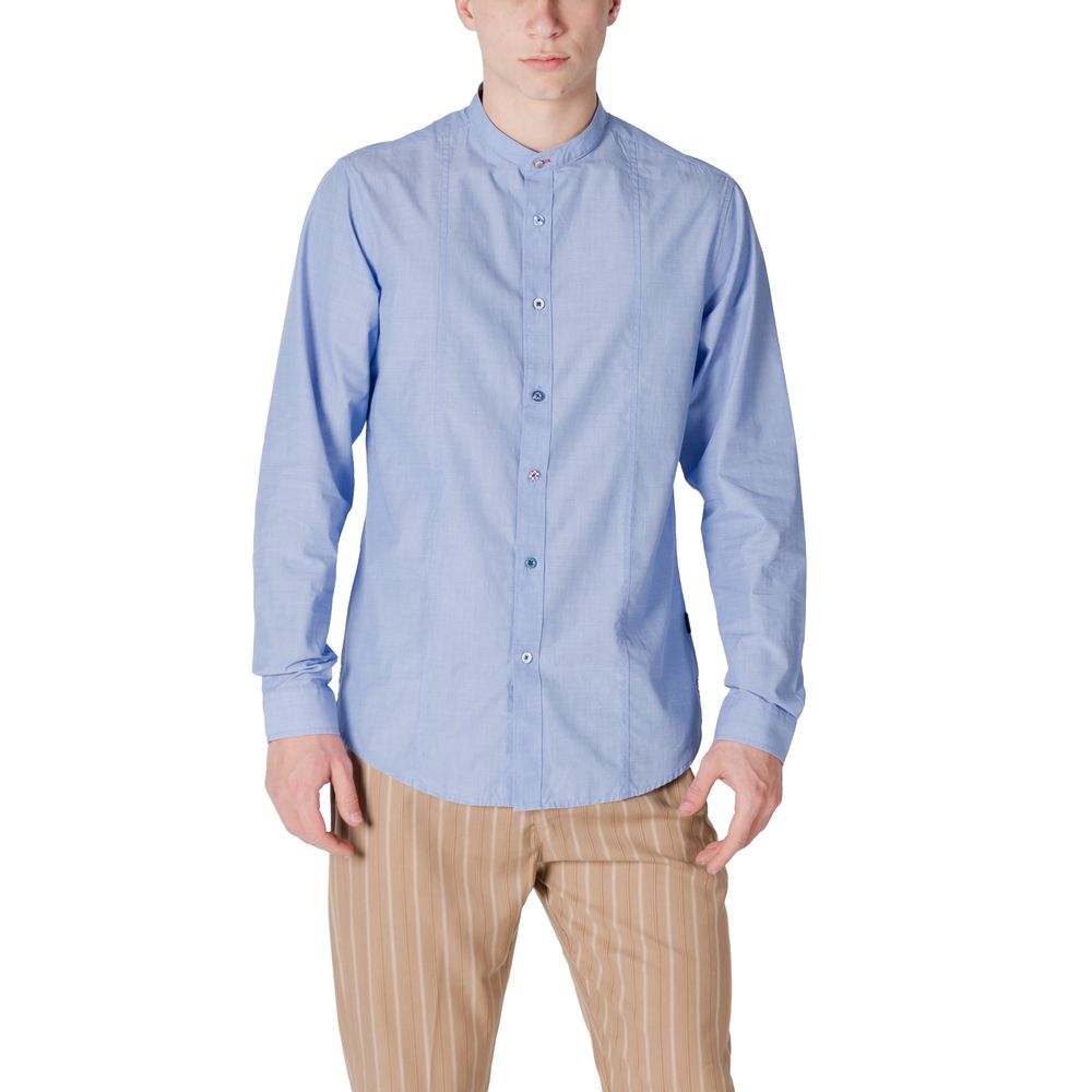 Gianni Lupo Blue Shirt for Men