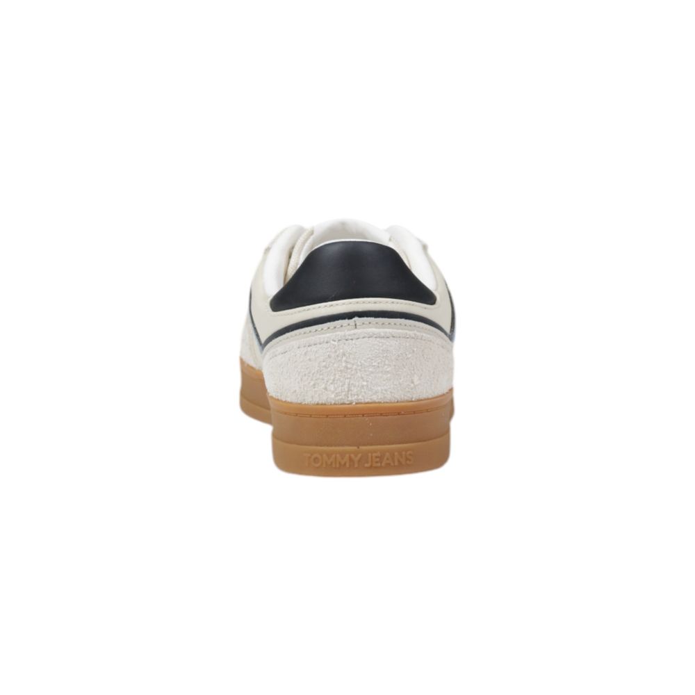 Tommy Hilfiger Jeans White Low Top Sneakers for Men side view