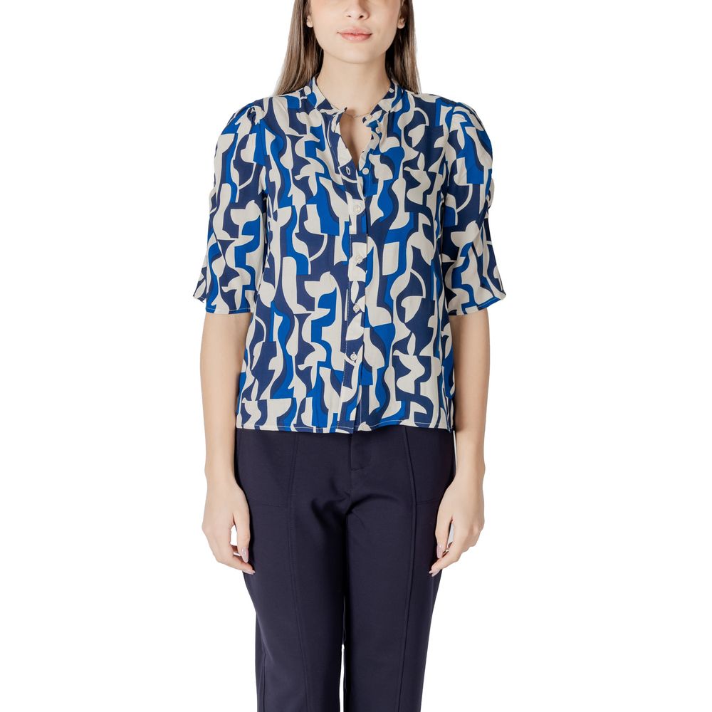 ICHI Blue Blouse for Women