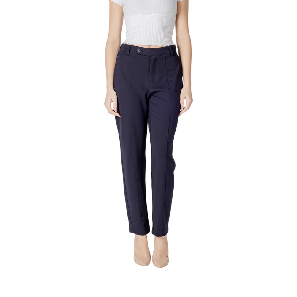 Street One Blue Casual Pants for Women