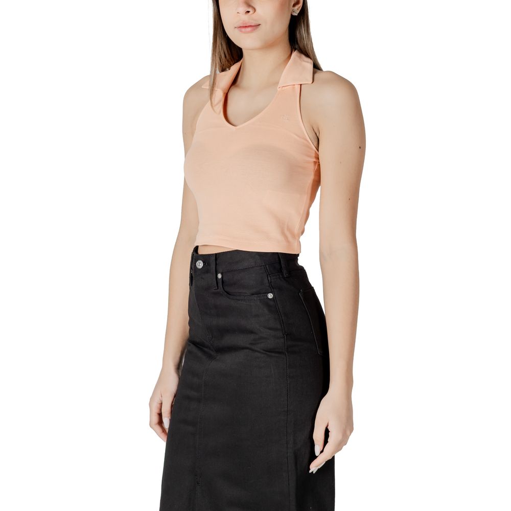 Haut en coton orange Calvin Klein Jeans
