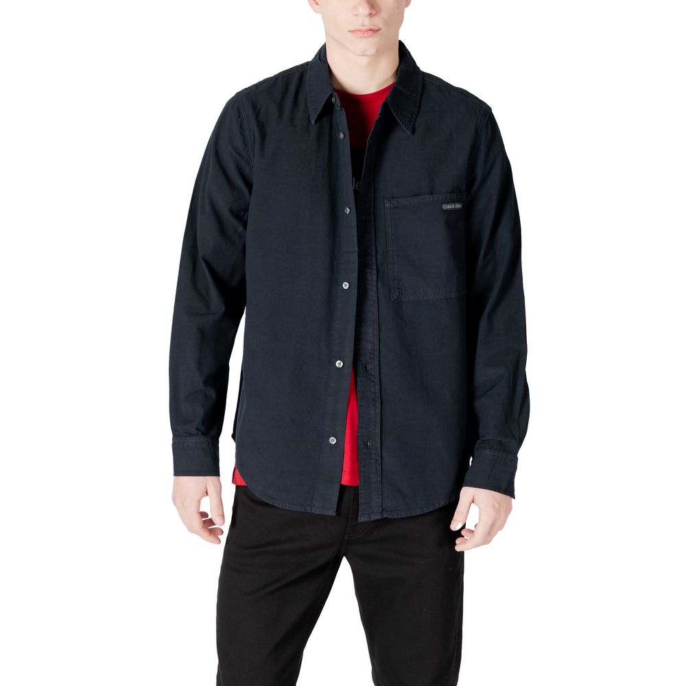 Chemise en coton noire Calvin Klein Jeans