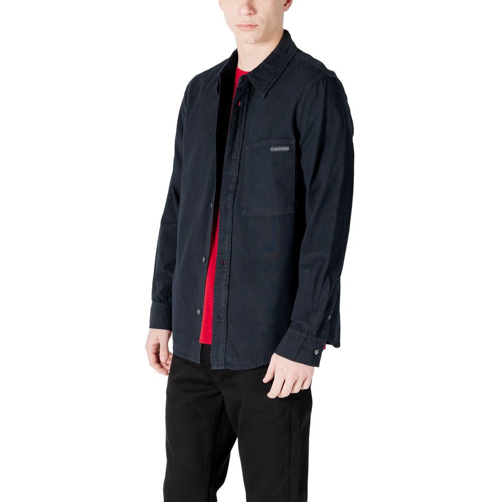 Chemise en coton noire Calvin Klein Jeans