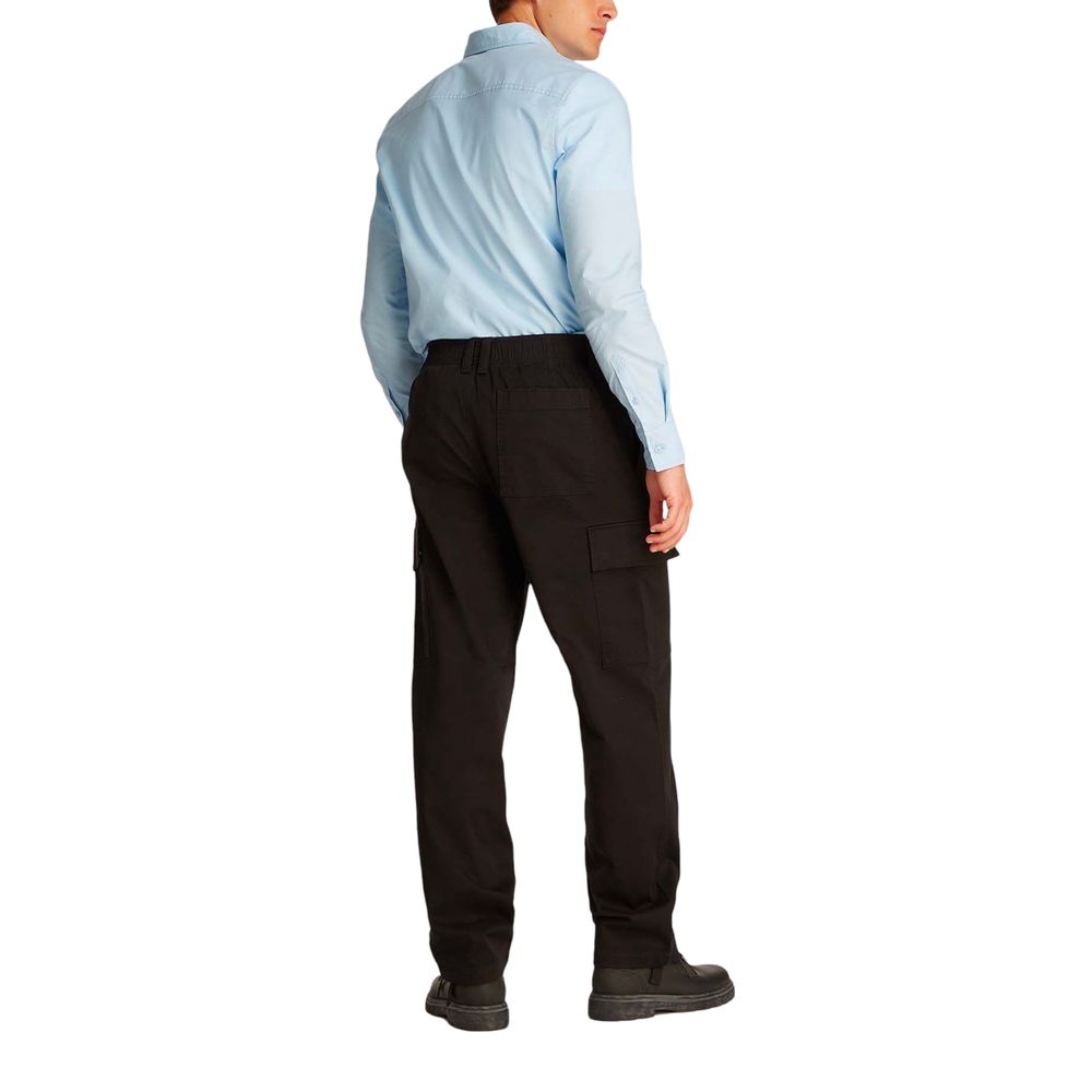 Calvin Klein Jeans Black Cargo Pants for Men alternate view