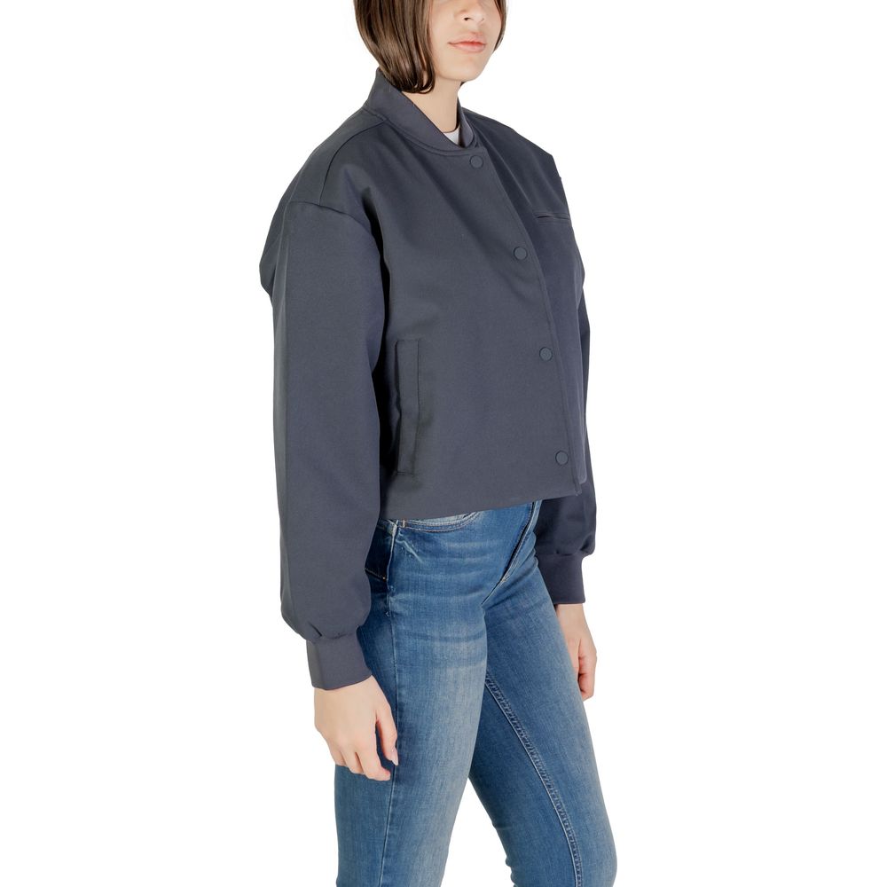 Bomber en polyester recyclé gris Calvin Klein Jeans