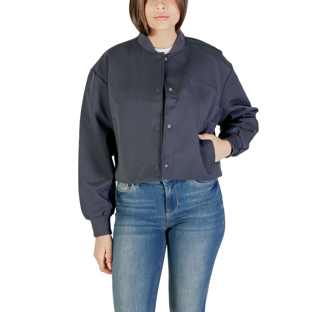 Bomber en polyester recyclé gris Calvin Klein Jeans