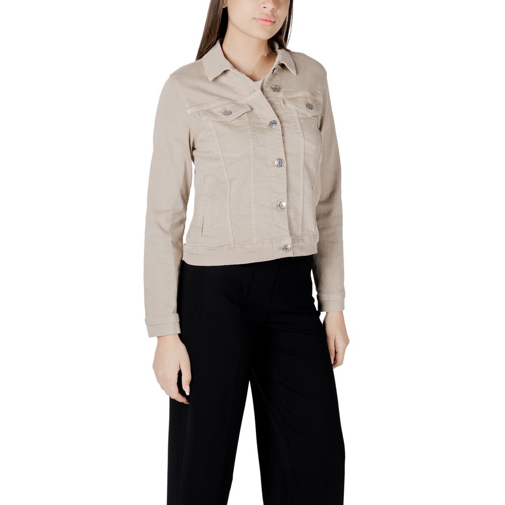 Street One Beige Denim Jackets for Women detail view