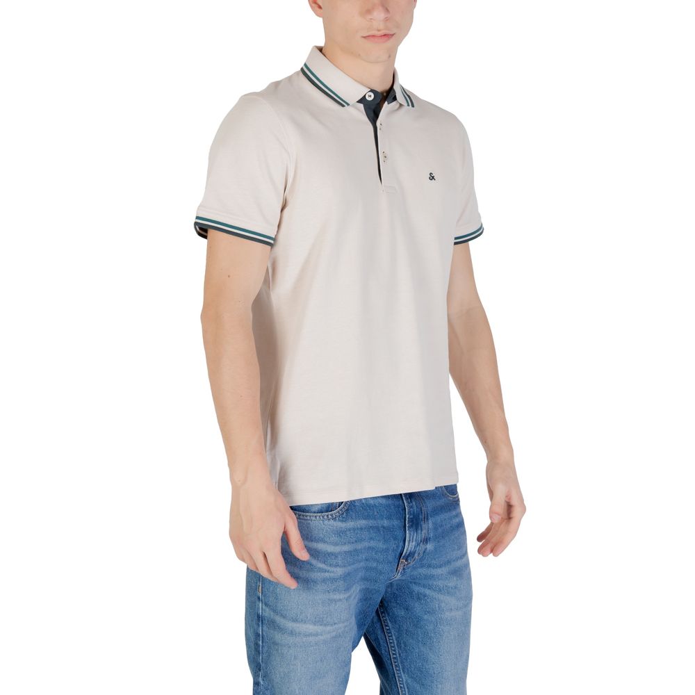 Polo en coton beige Jack Jones