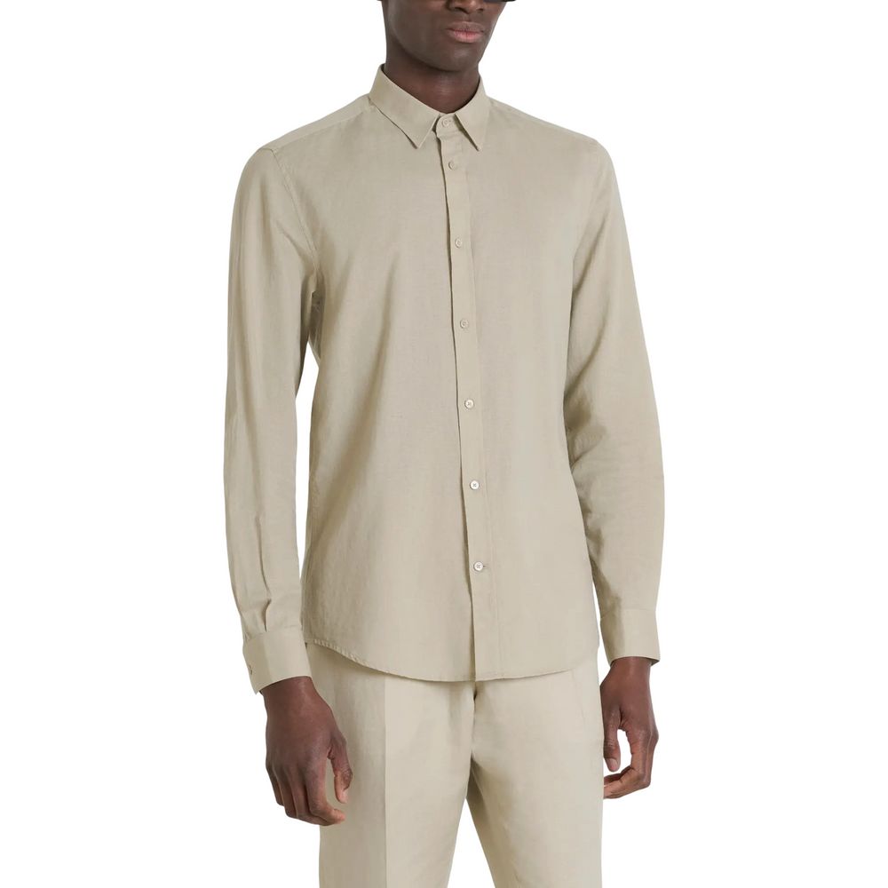 Chemise Antony Morato en coton beige
