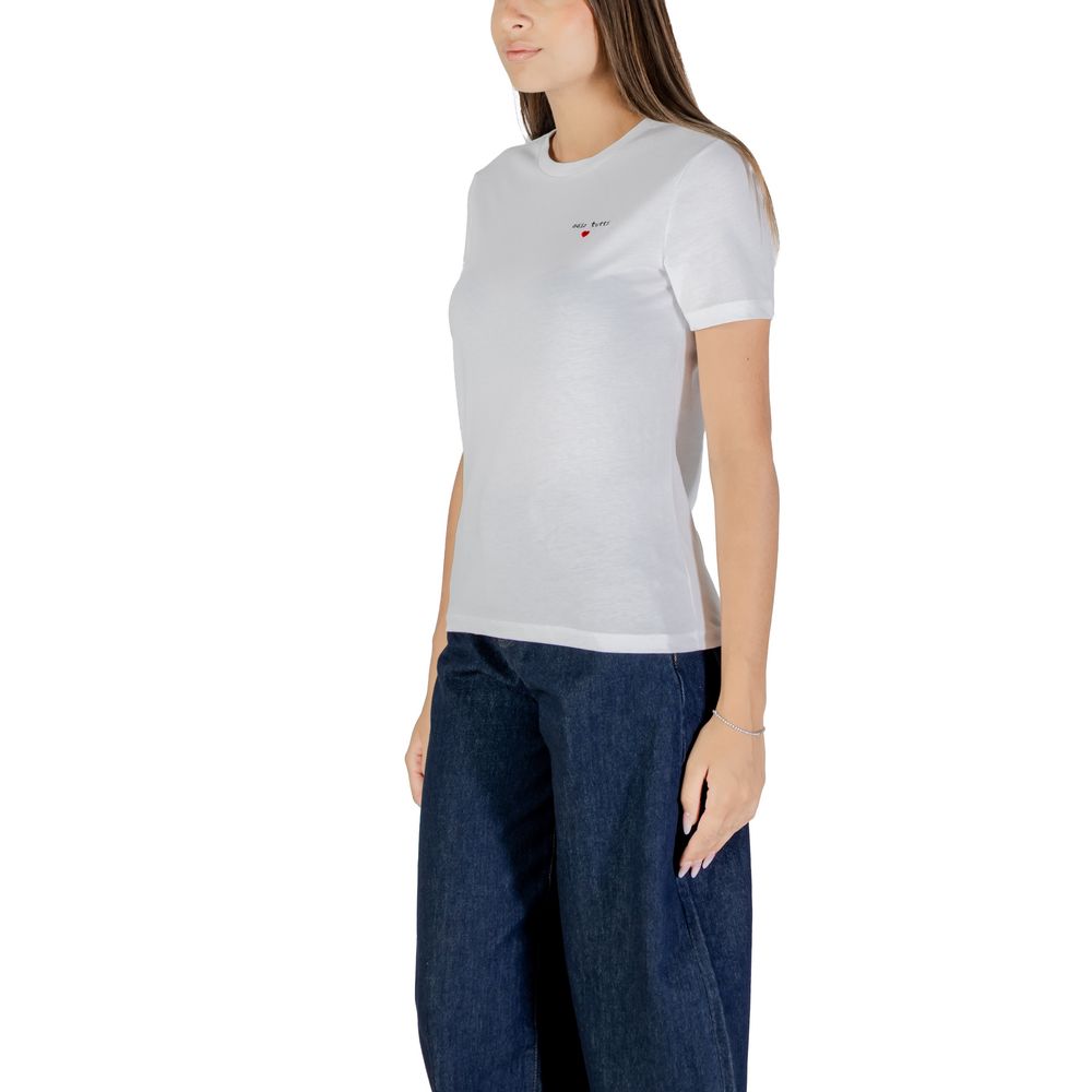 Only White T-Shirt for Women side view