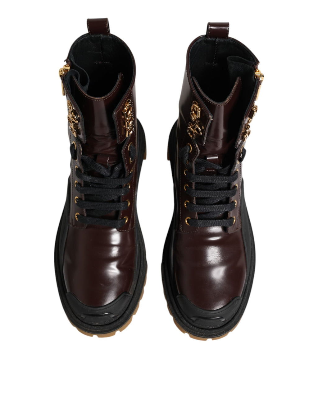 Dolce & Gabbana Red Lace Up Boots for Women additional view