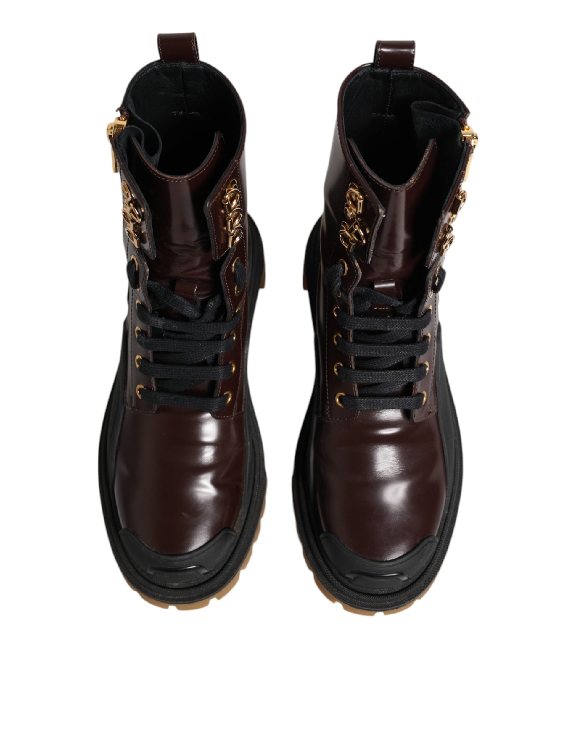 Dolce & Gabbana Red Lace Up Boots for Women additional view