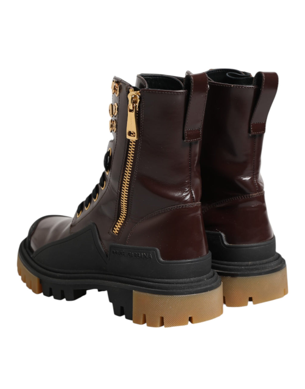 Dolce & Gabbana Red Lace Up Boots for Women additional view
