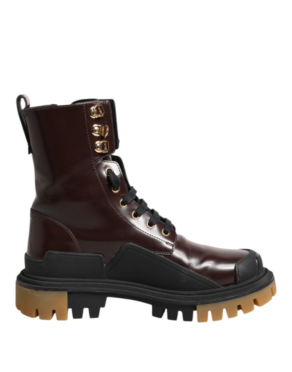 Dolce & Gabbana Red Lace Up Boots for Women