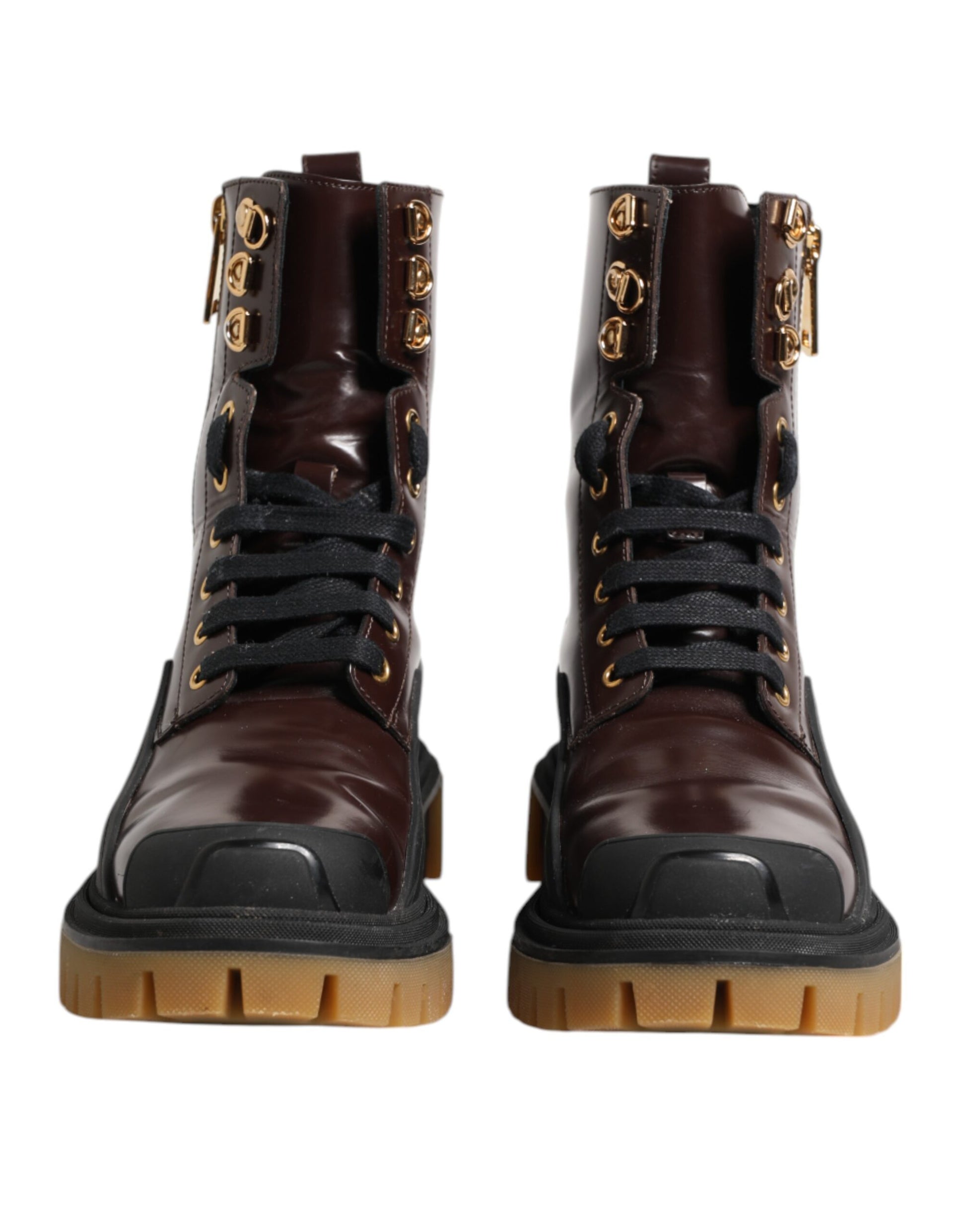 Dolce & Gabbana Red Lace Up Boots for Women additional view