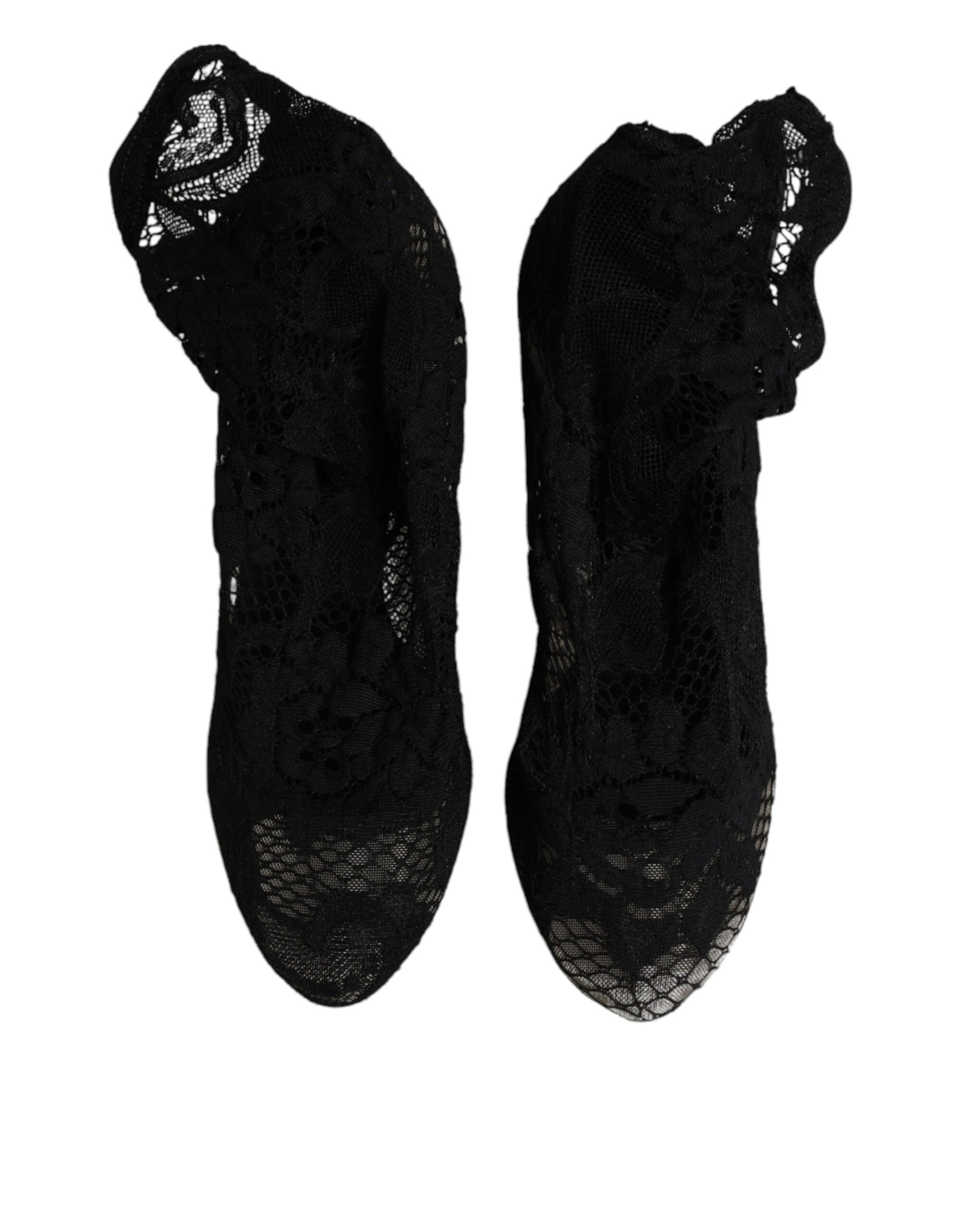 Dolce & Gabbana Black Ankle for Women side view