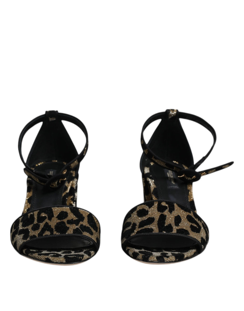 Dolce & Gabbana Gold Strap Ons for Women detail view