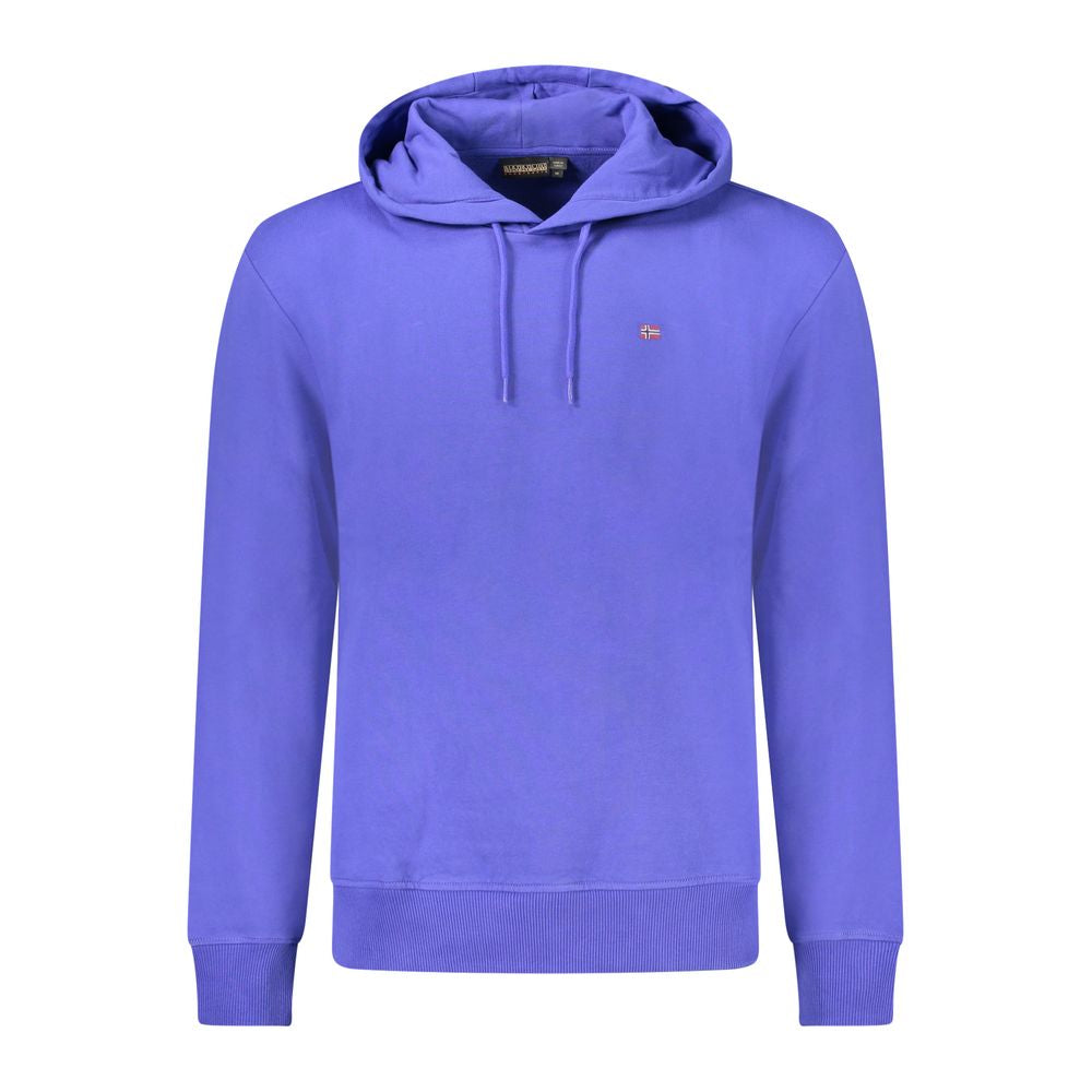 Sweat-shirt en coton bleu Napapijri pour homme