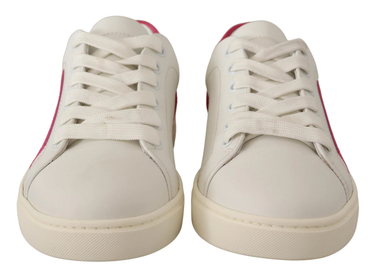 Chaussures Baskets Basses Dolce & Gabbana en Daim Blanc