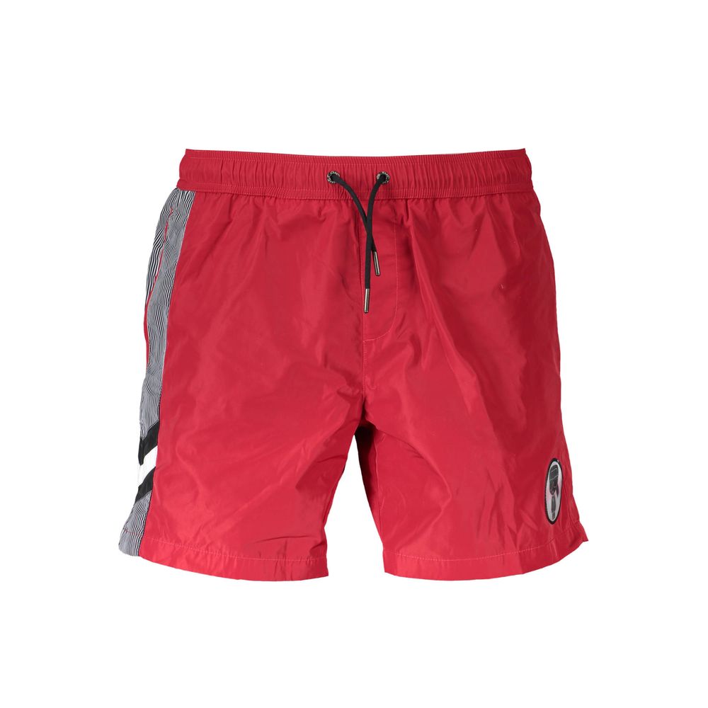 Karl Lagerfeld Red Swim Shorts for Men
