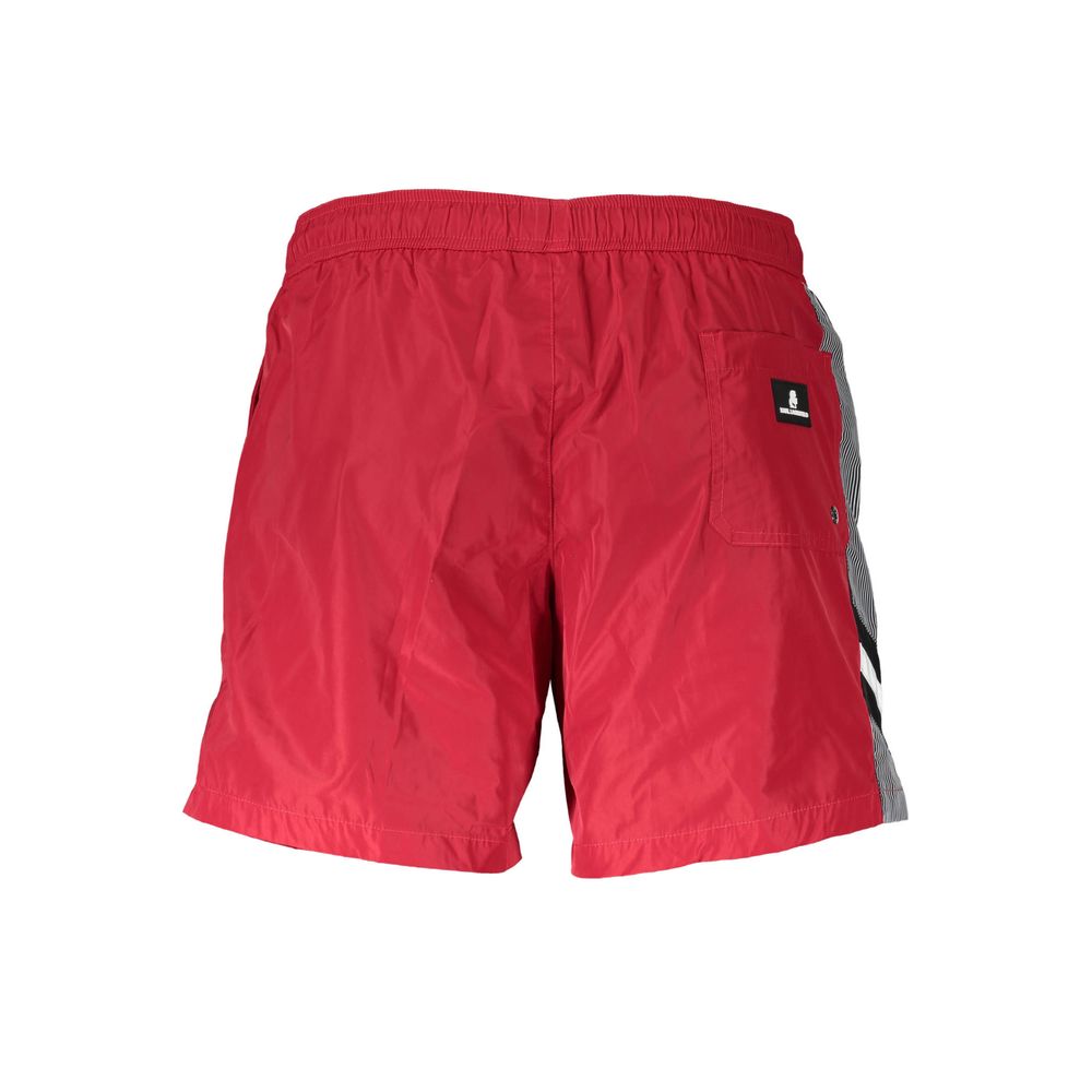 Karl Lagerfeld Red Swim Shorts for Men alternate view