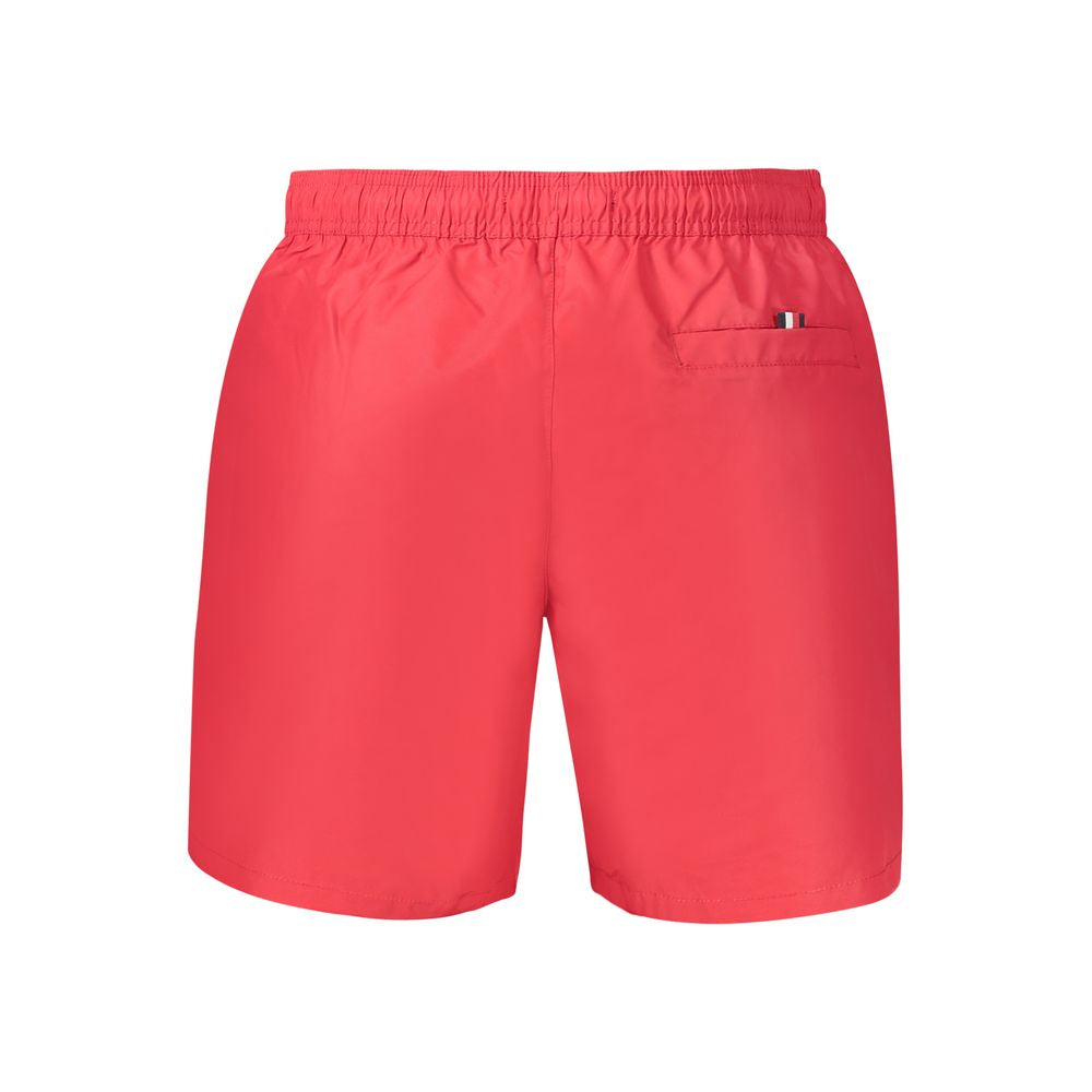 Tommy Hilfiger Red Polyester Swim Shorts