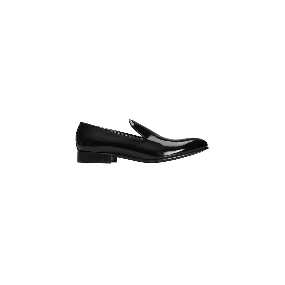 Roberto Pepe Luxury Black Slip On Loafers for Men