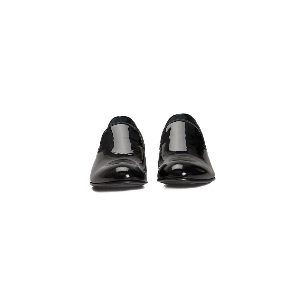 Roberto Pepe Luxury Black Slip On Loafers for Men alternate view
