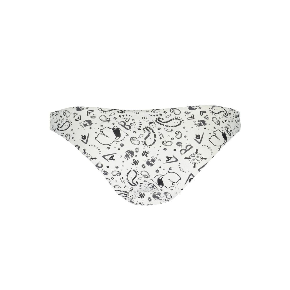 Karl Lagerfeld White Swim Briefs for Women alternate view