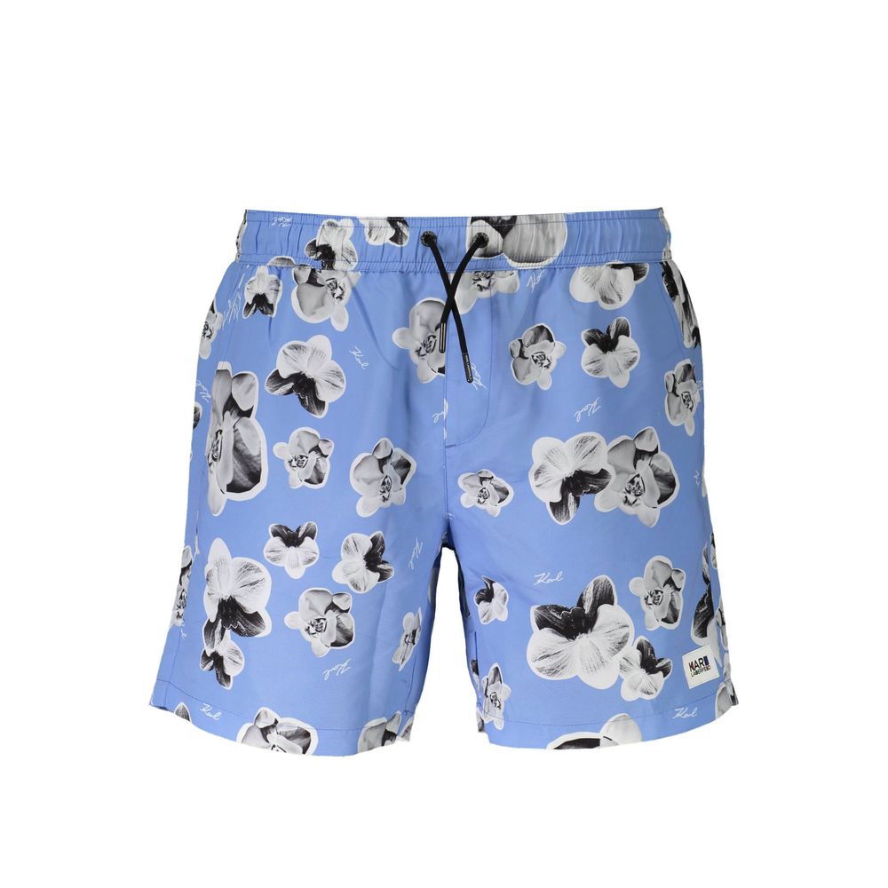Karl Lagerfeld Blue Swim Shorts for Men