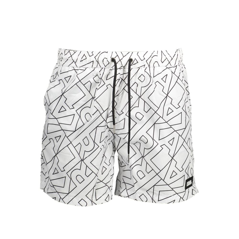 Karl Lagerfeld White Swim Shorts for Men