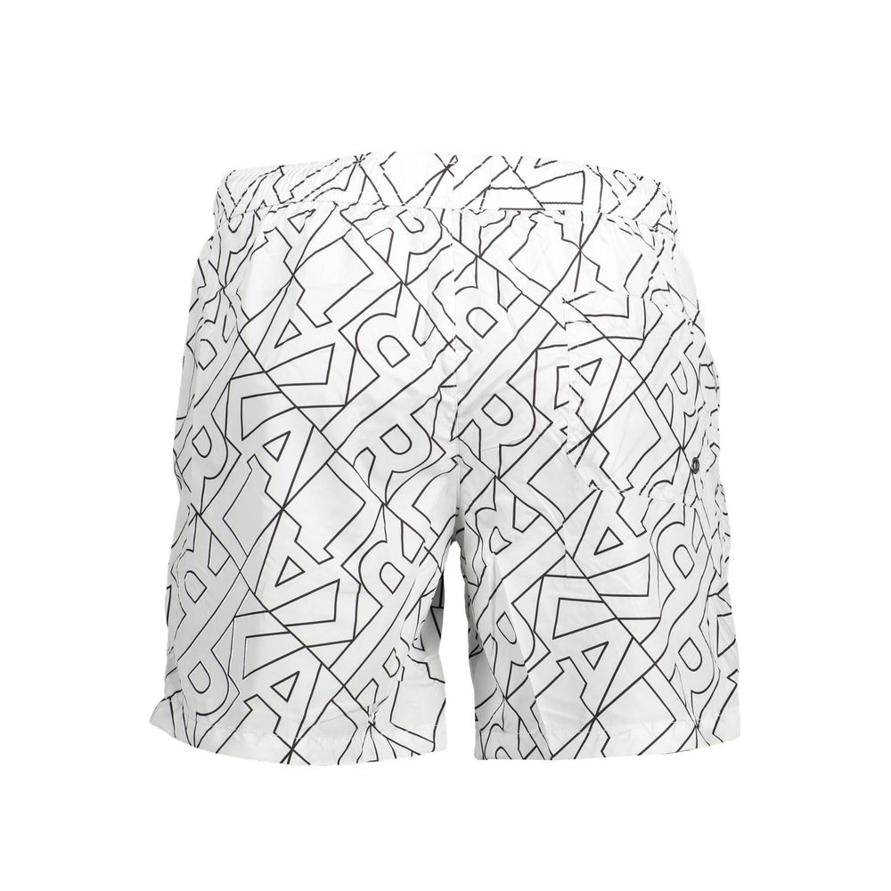 Karl Lagerfeld White Swim Shorts for Men alternate view