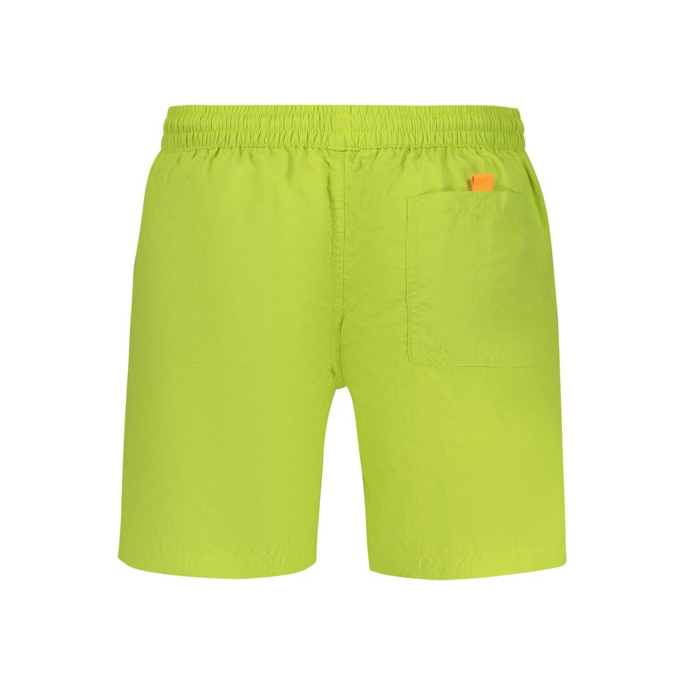 Norway 1963 Verde Polyamide Boxer de bain homme