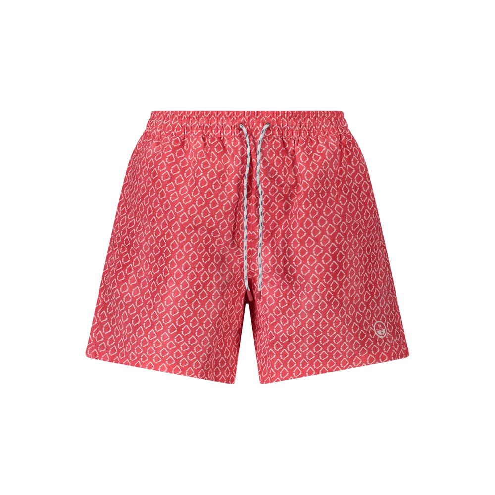 Short de bain North Sails pour homme en polyester rouge