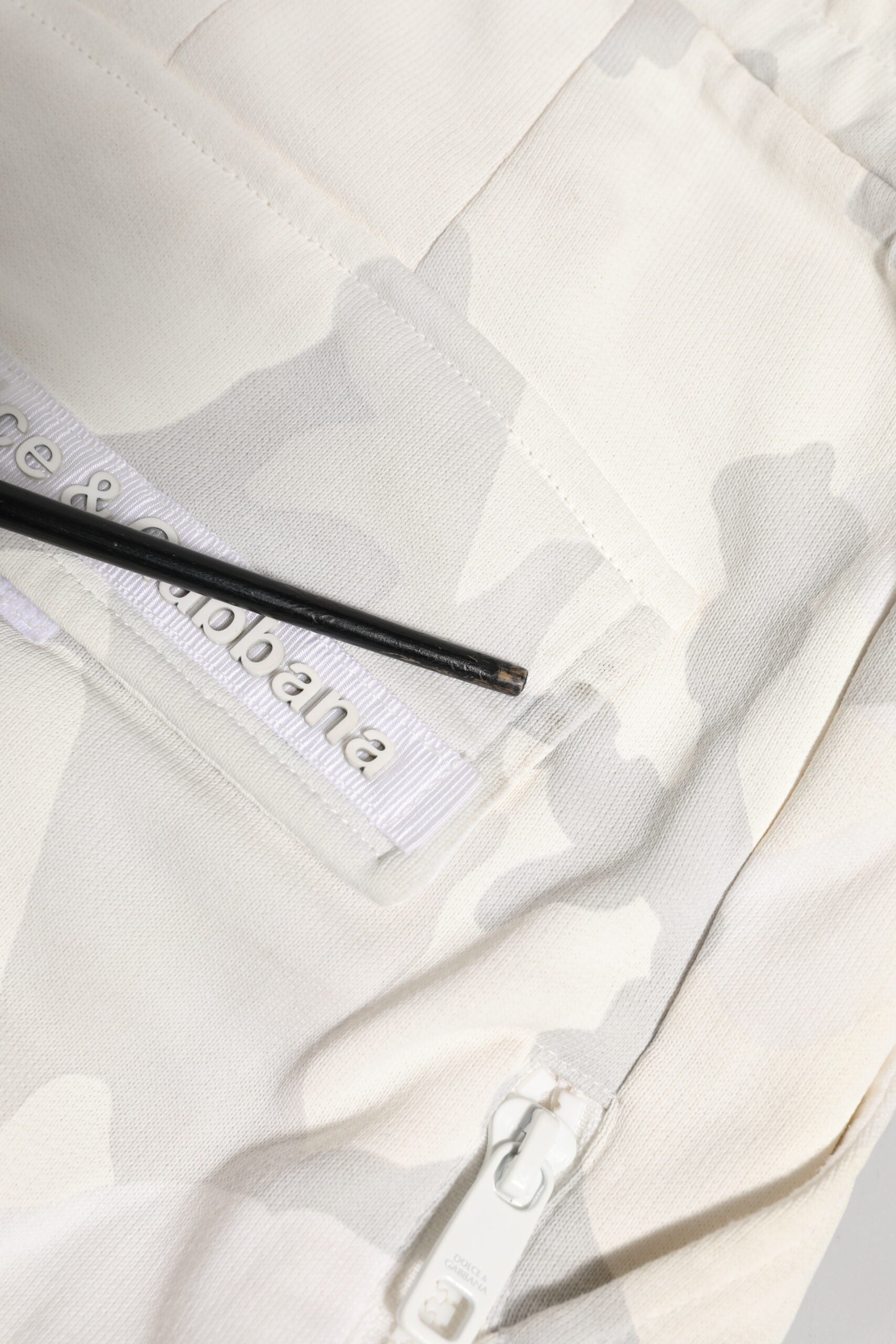 Pantalon de jogging cargo Dolce & Gabbana camouflage blanc