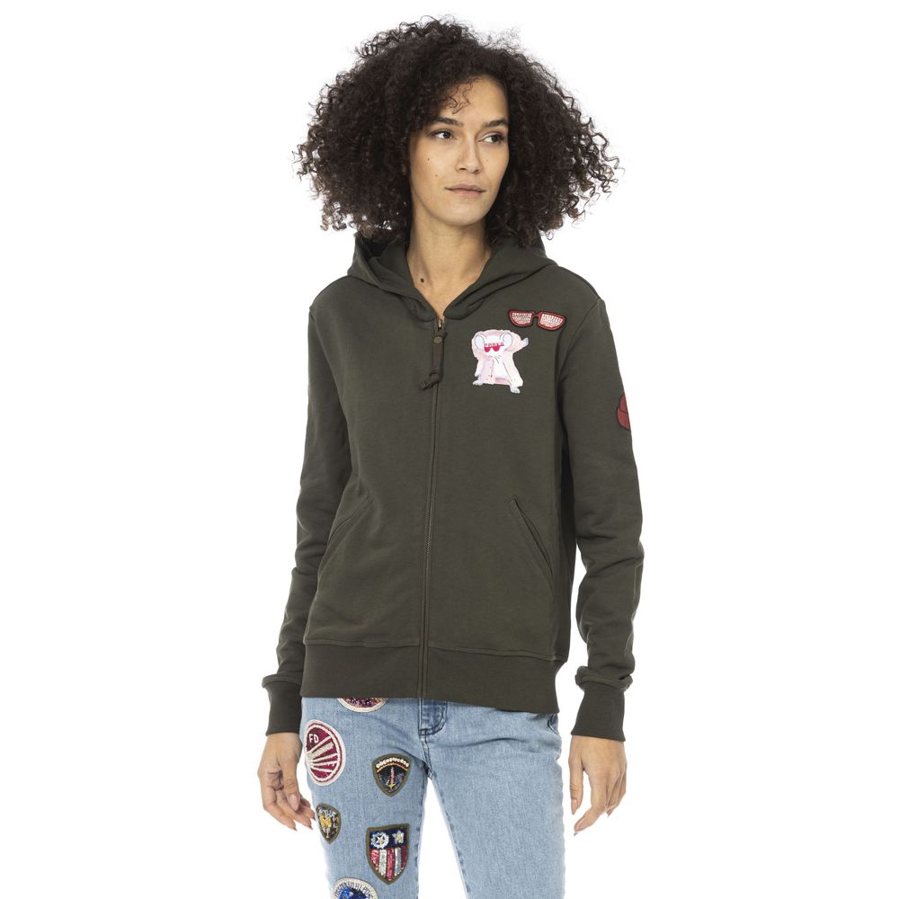 Mr&Mrs Italy Green Sweatshirt for Women