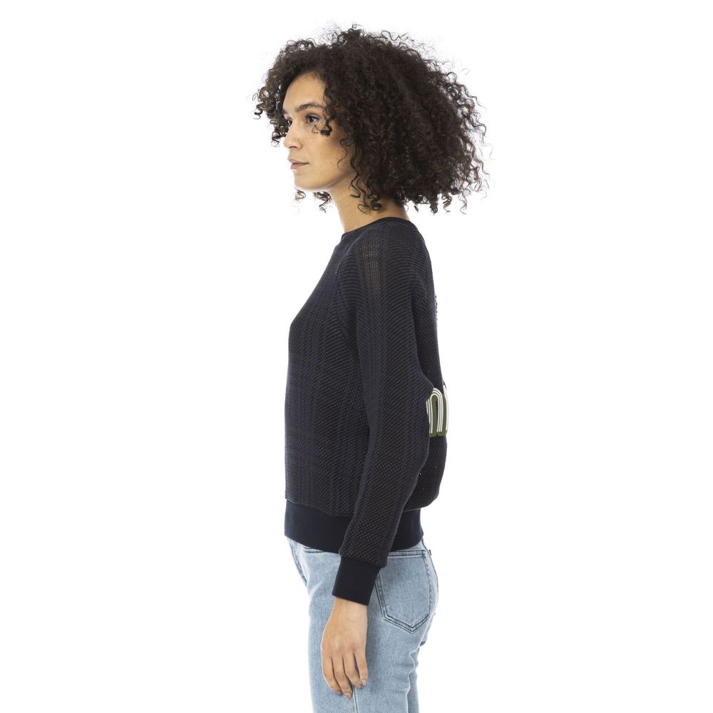 Mr&Mrs Italy Blue Sweatshirt for Women alternate view