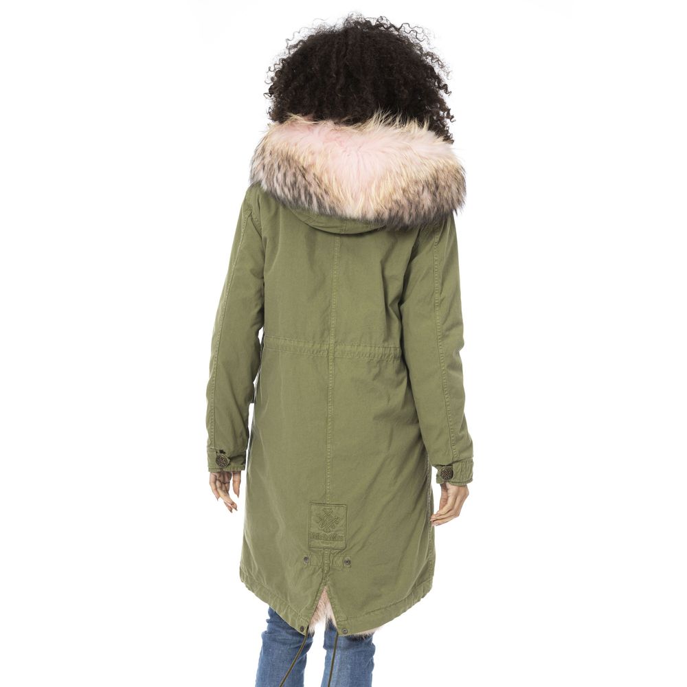 Mr&Mrs Italy Green Parkas for Women detail view