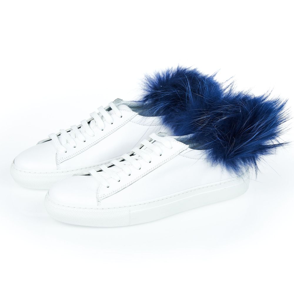 Mr&Mrs Italy White Low Top Sneakers for Women detail view