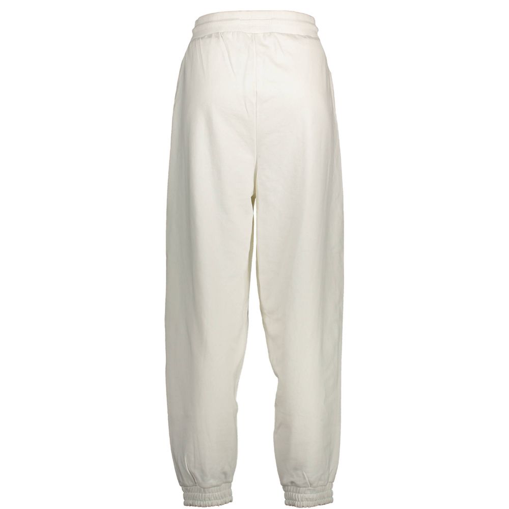 Tommy Hilfiger Pantalon de survêtement blanc en coton pour femme