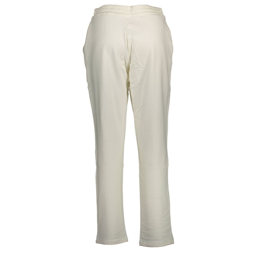 U.S. POLO ASSN. Pantalon Blanc en Coton pour Femme