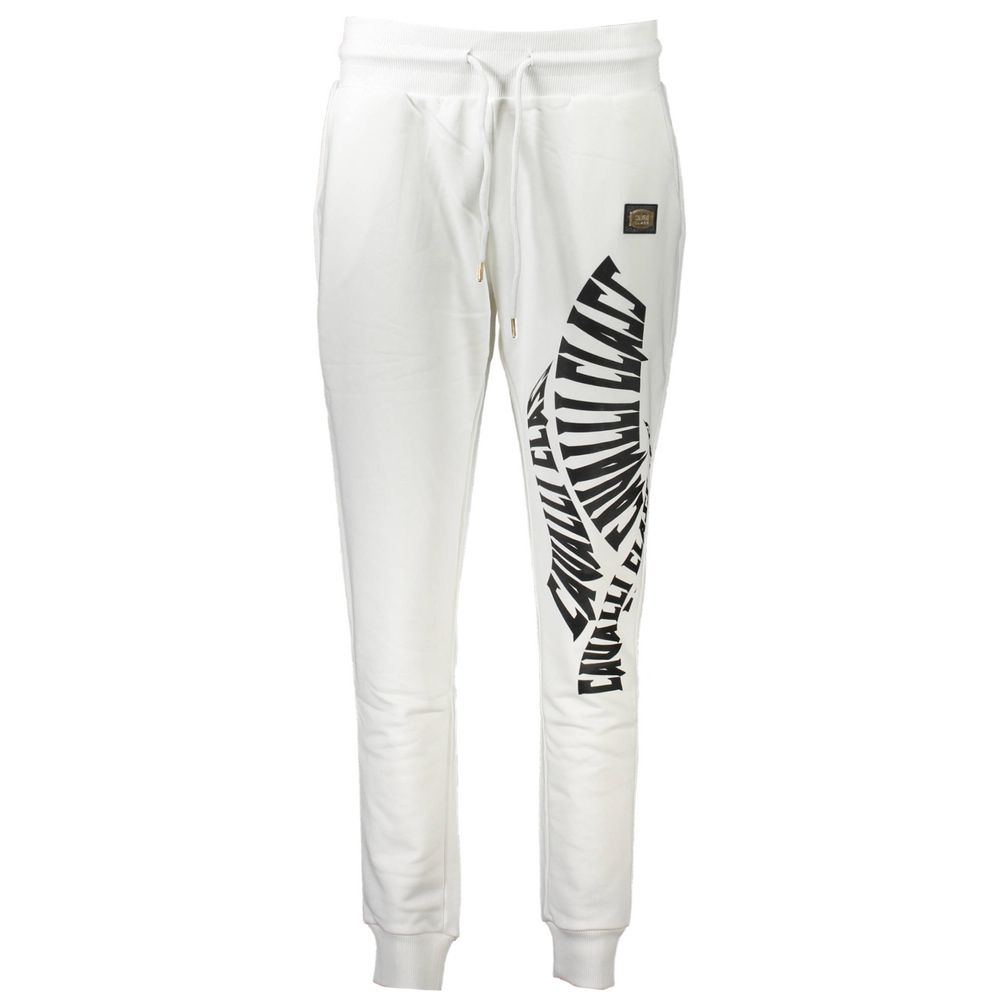 Cavalli Class White Joggers for Women