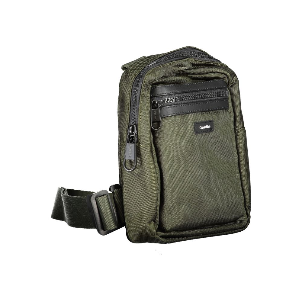Sac bandoulière Calvin Klein vert en polyester pour homme