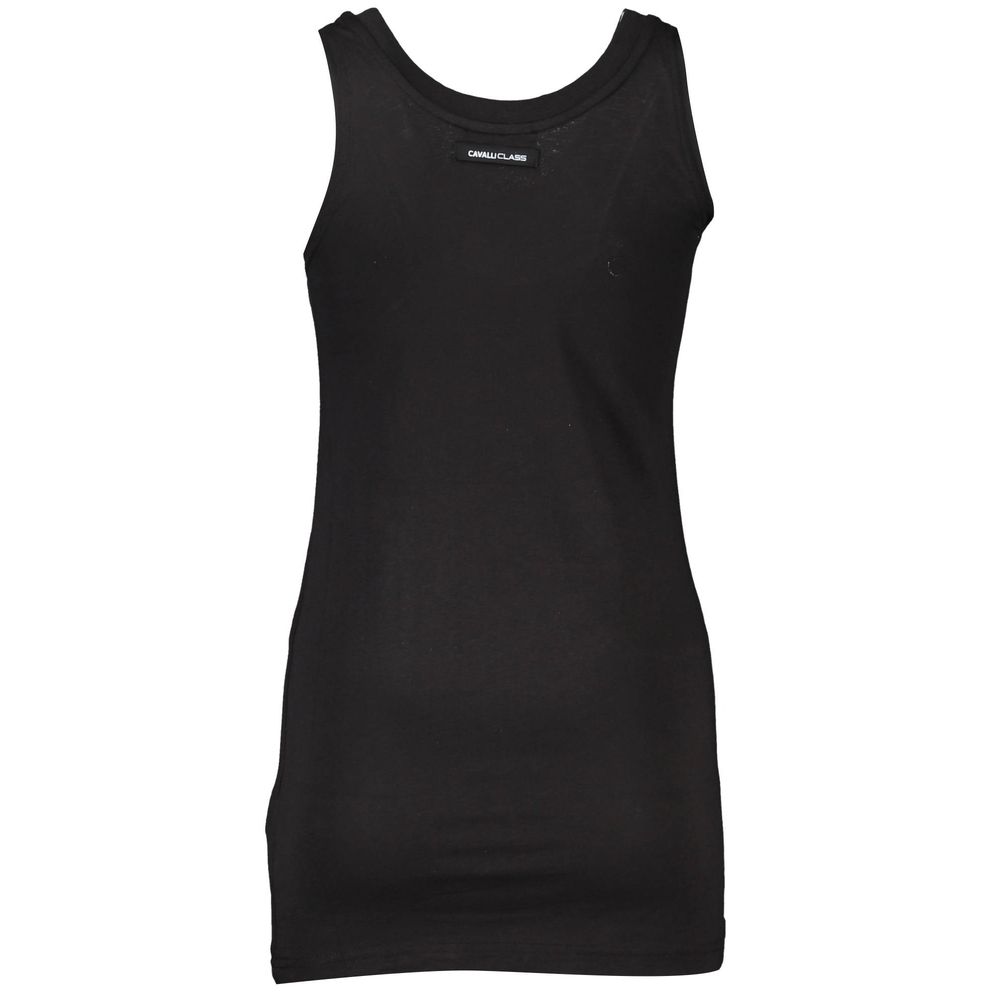 Débardeur Femme Cavalli Class en Coton Noir