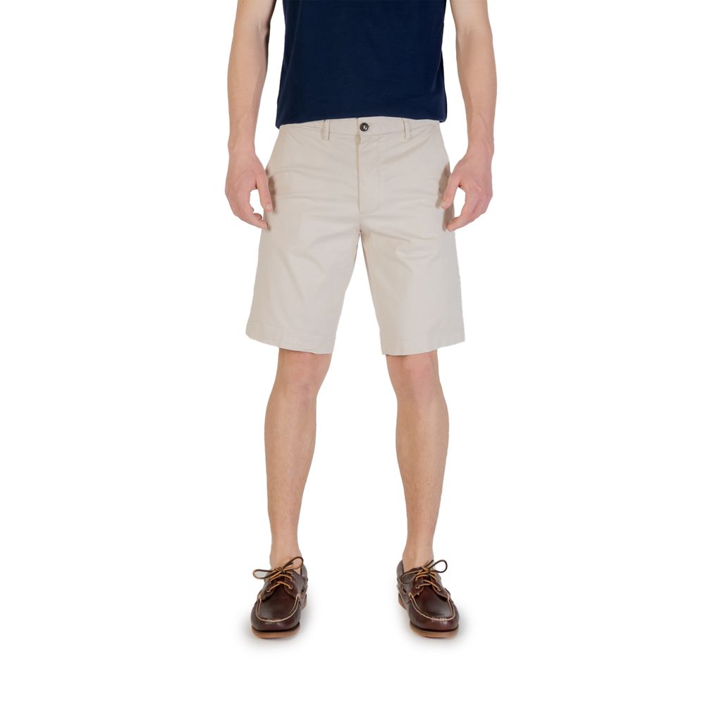 Shorts Bermudes en Coton Beige Borghese