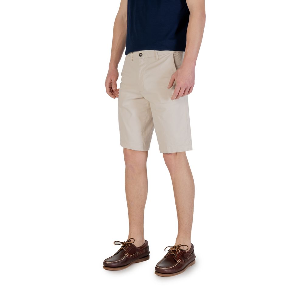 Shorts Bermudes en Coton Beige Borghese