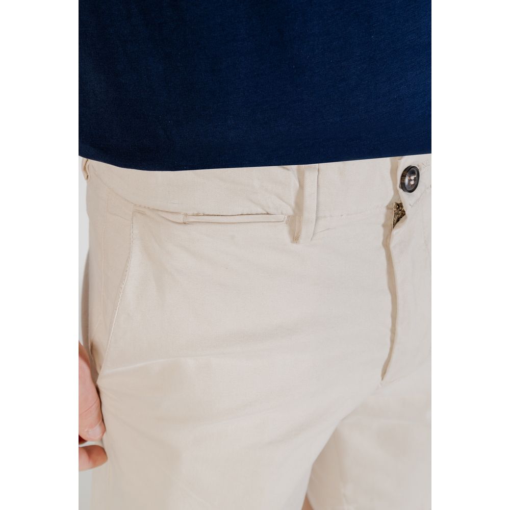 Shorts Bermudes en Coton Beige Borghese