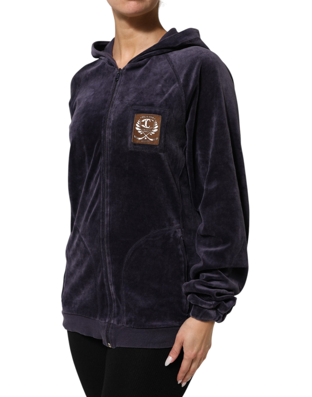 Cavalli Class Purple Sweatshirt for Women detail view