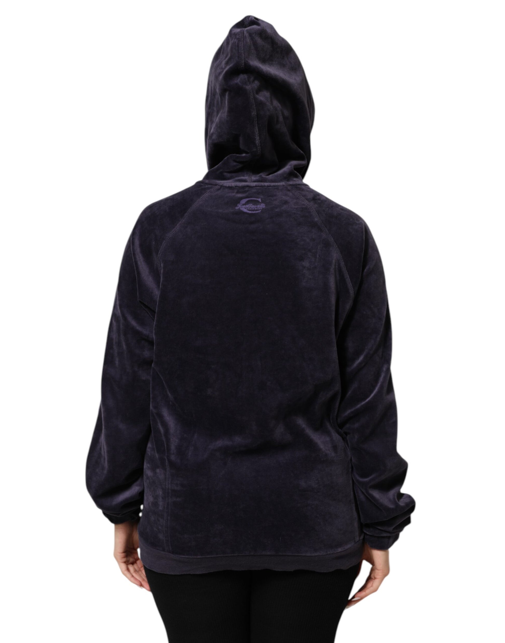 Cavalli Class Purple Sweatshirt for Women side view